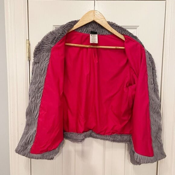 PATAGONIA 28245 Feather Gray Soft Plush Fleece Snow Jacket Size M - Picture 2 of 5